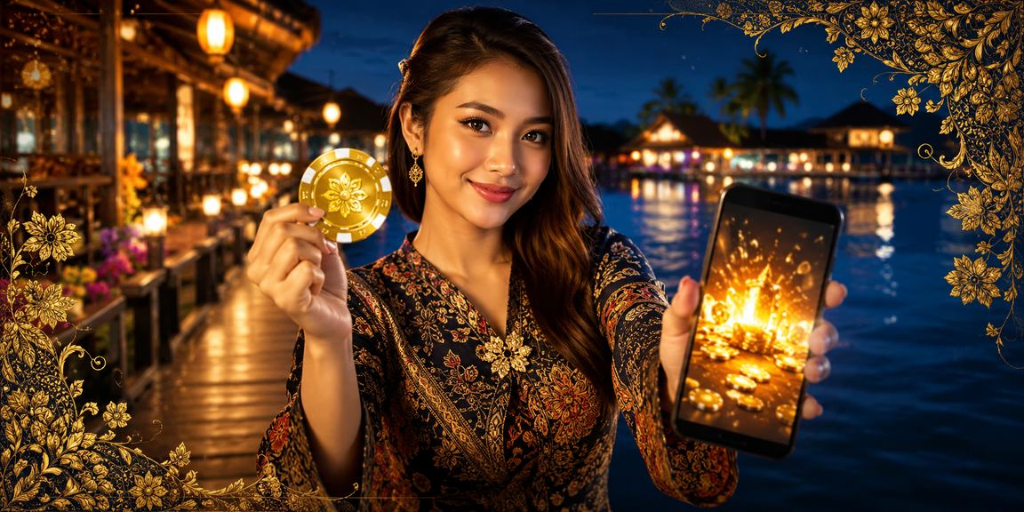 Nombor 4D loteri tradisional Sabah dengan motif batik